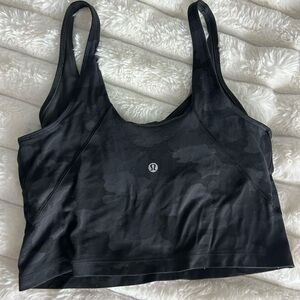 lululemon athletica Camo Black Sports Top